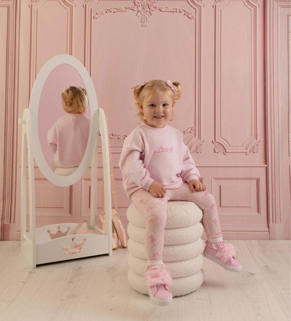 Little A Polly sweater set (Pink Blossom)