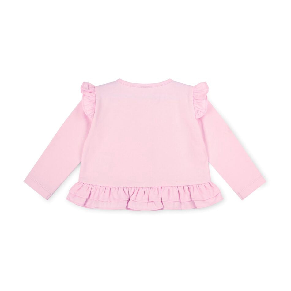 Little A Olivia vestje met strik detail (Pink Blossom)