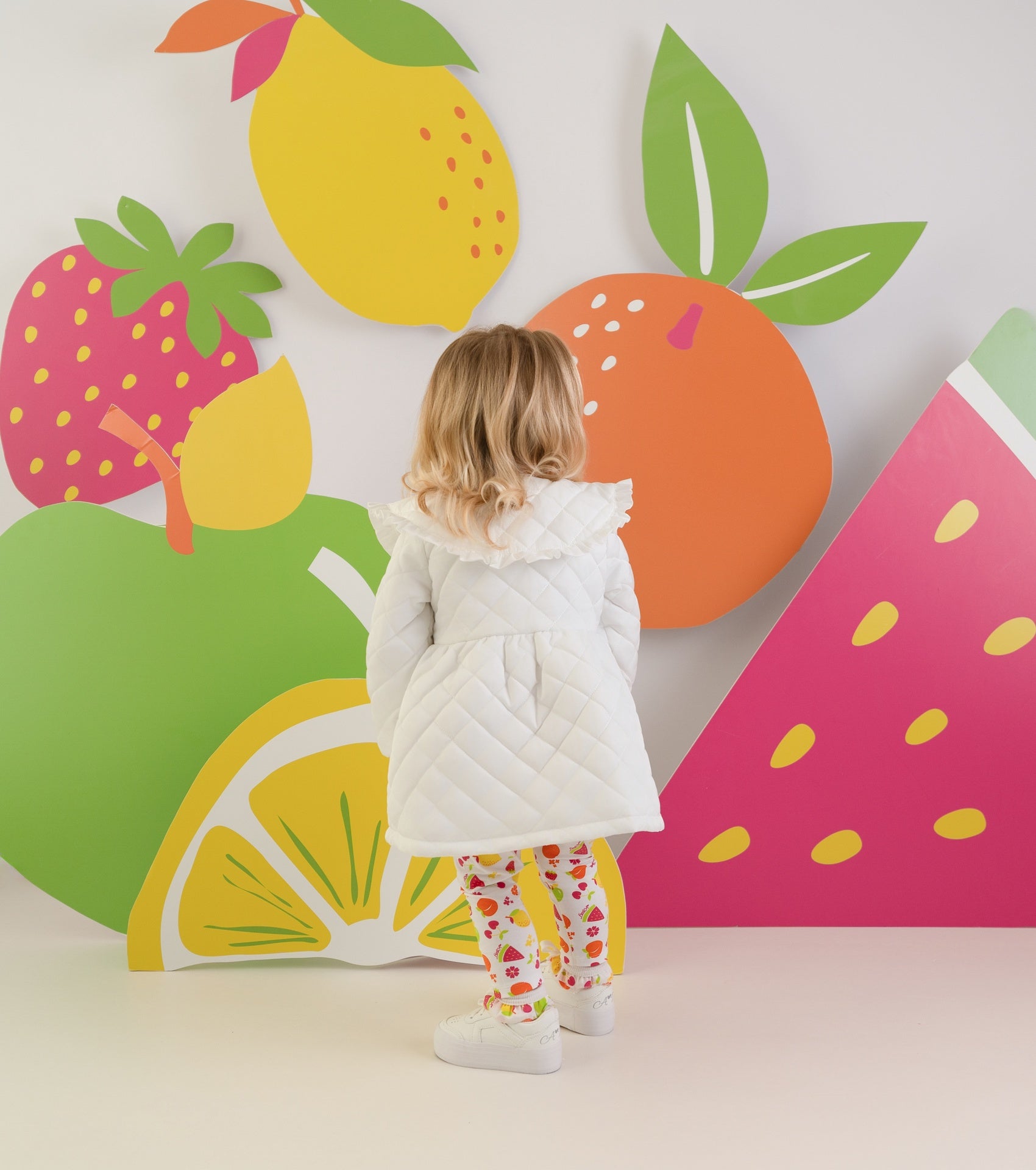 Little A jacket Penelope Bright White