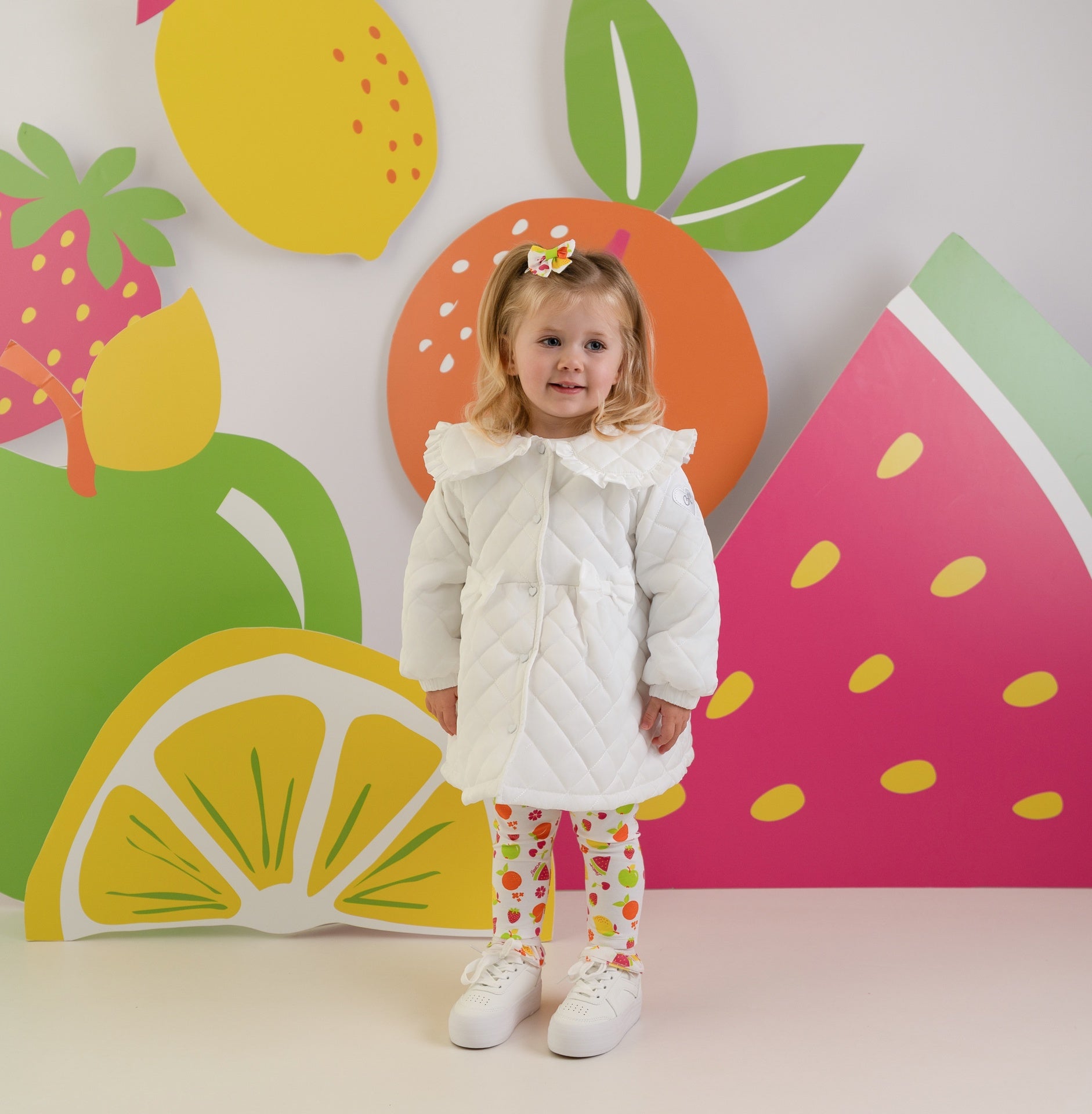 Little A jacket Penelope Bright White