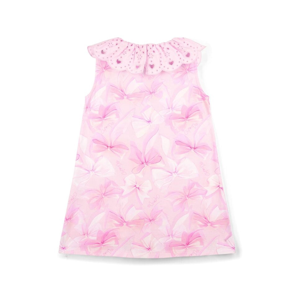A’Dee Ruth strikprint jurk (pink bloosom)