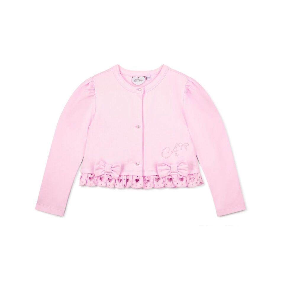 A’Dee Renee engels borduurwerk vestje (pink blossom)