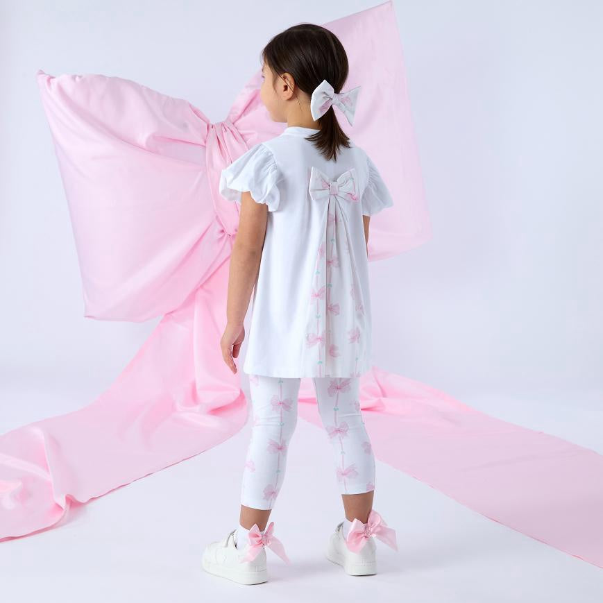A’Dee Rita handtas opdruk legging set (bright white)