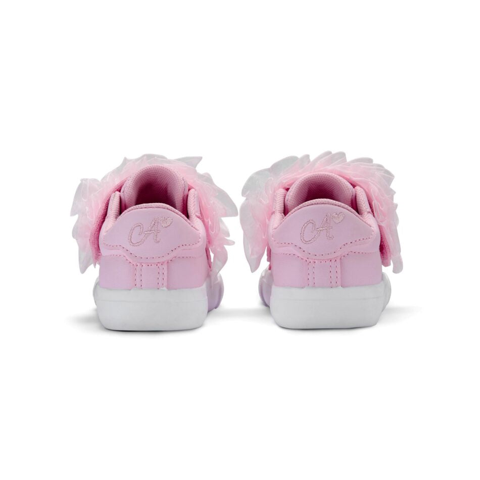 Little A Tully tulle sneakers (Pink Blossom)