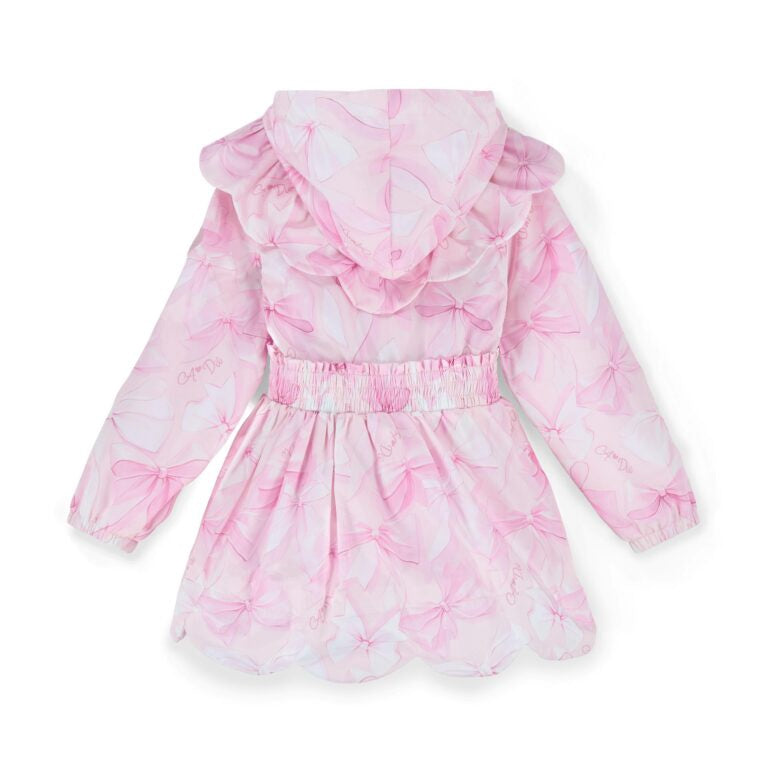 A’Dee River strikprint jas (pink blossem)