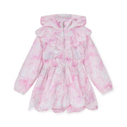 A’Dee River strikprint jas (pink blossem)