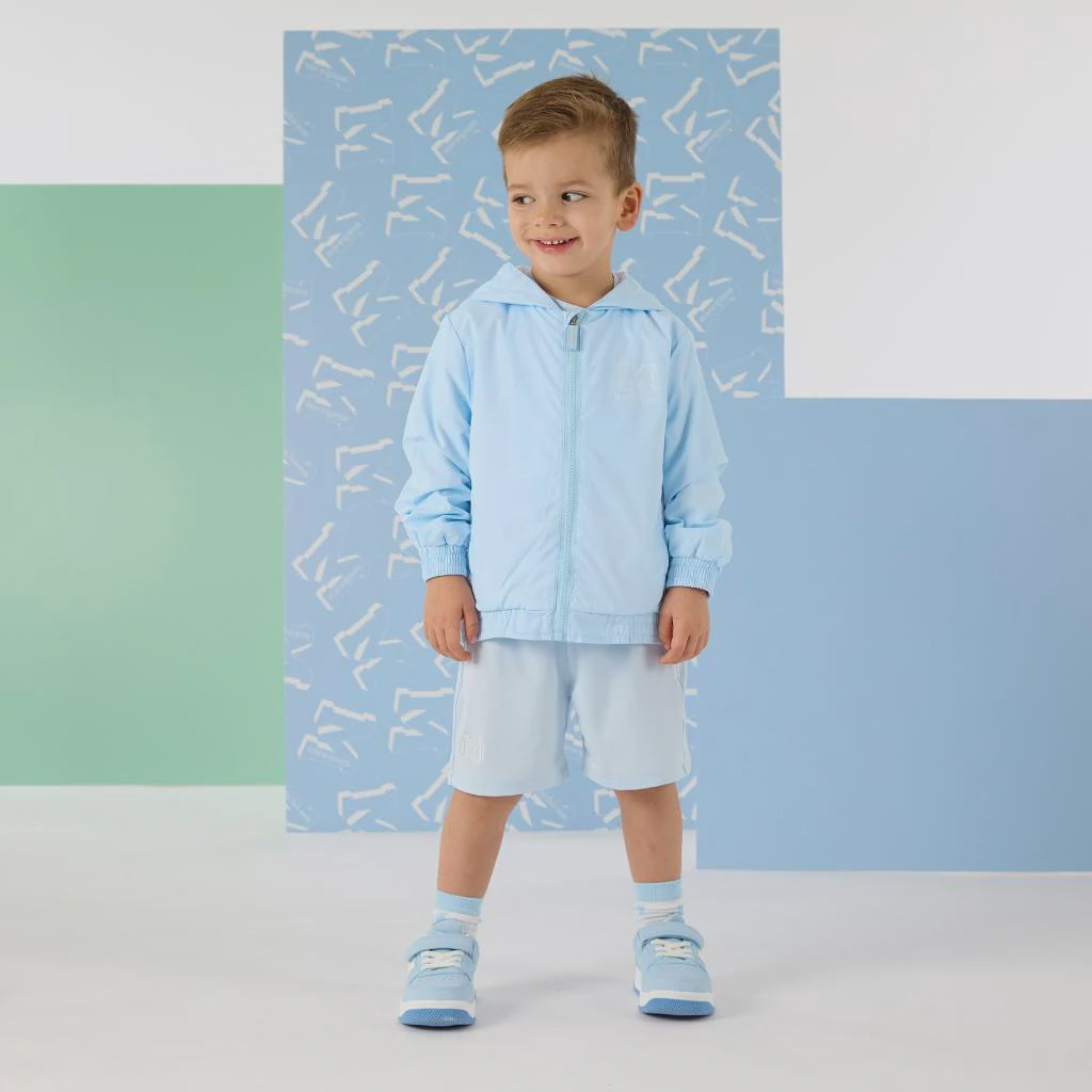 Mitch & Son Oliver zomer jas licht blauw