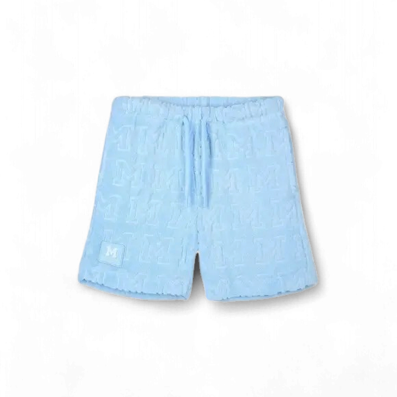 Mitch & Son Oslo short licht blauw badstof