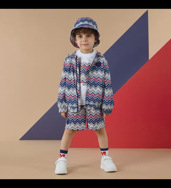 Mitch & Son Paddy jongens jas blue/navy