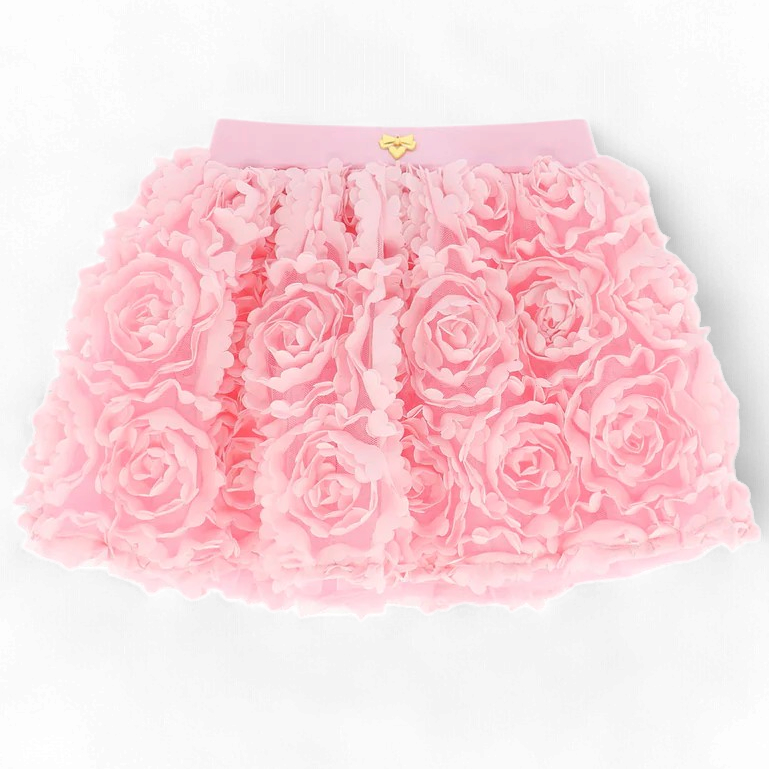 Angel's Face Blossom 3D Roses Skirt Fairy Pink