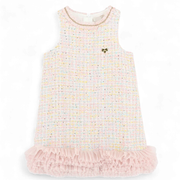 Angel's face Wren Knitted Jacquard Dress Pink Mix