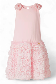 Angel's Face Lauren Drop Waist 3D Flower Dress