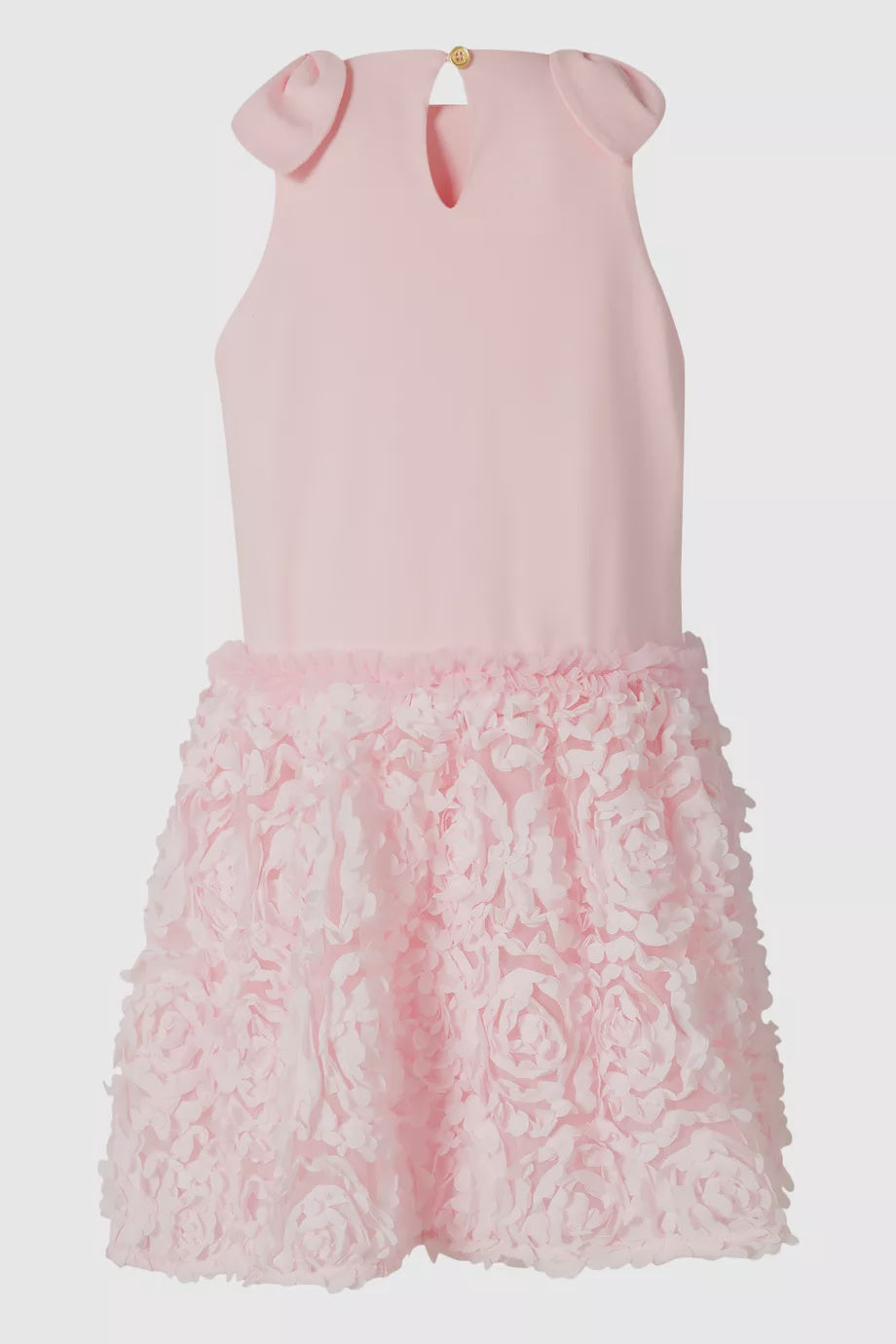 Angel's Face Lauren Drop Waist 3D Flower Dress