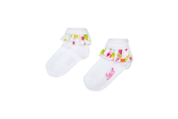 Little A enkelsok Poppy Bright White