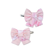 Little A Oria strik haarknipjes (Pink Blossom)