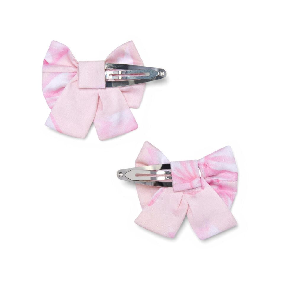 Little A Oria strik haarknipjes (Pink Blossom)