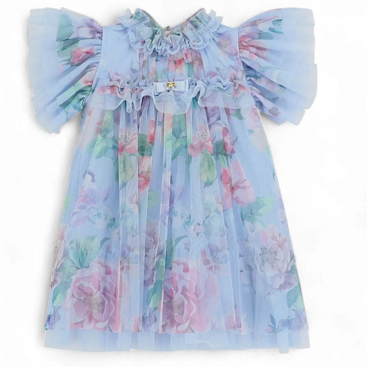 Angel's face wendy garden flower tulle baby dress