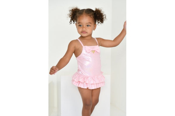 Angel's Face swimsuit Guppie Pink Sparkle