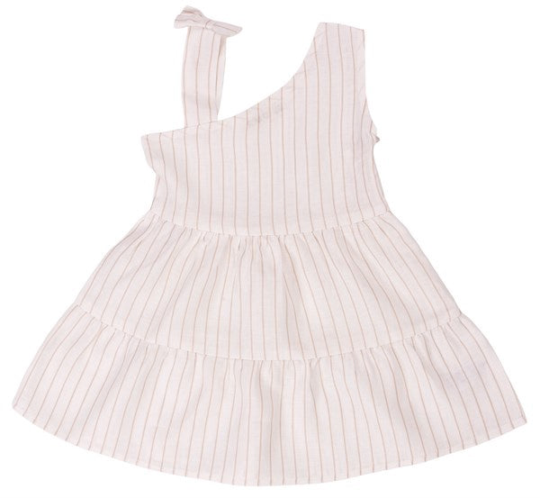 EMC meisjes jurk streep beige