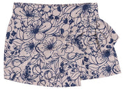 EMC meisjes rok beige/blauw bloem