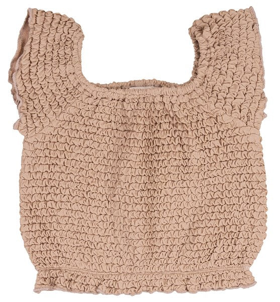 EMC meisjes top bruin