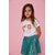 Jubel T-shirt - Lazy Lagoon wit