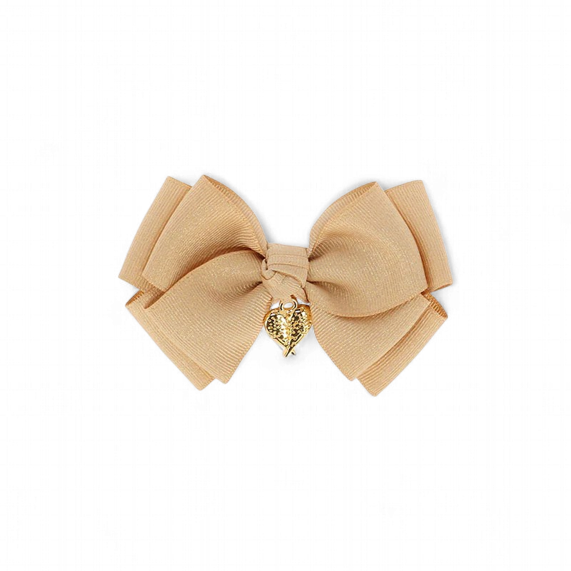 Angel's face haarstrik clip metallic gold