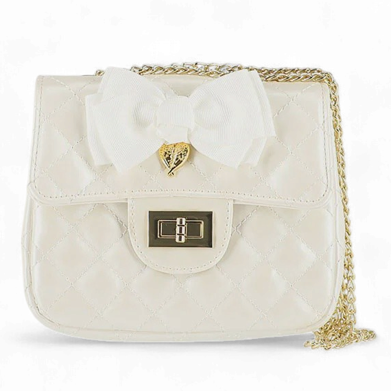 Angels Face Skyla Gewatteerde Parel Witte Tas