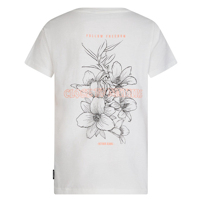 Retour jongens tshirt off white Nathan