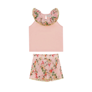 Angel’s Face Lucile Primrose Top & Shorts Set Pale Pink
