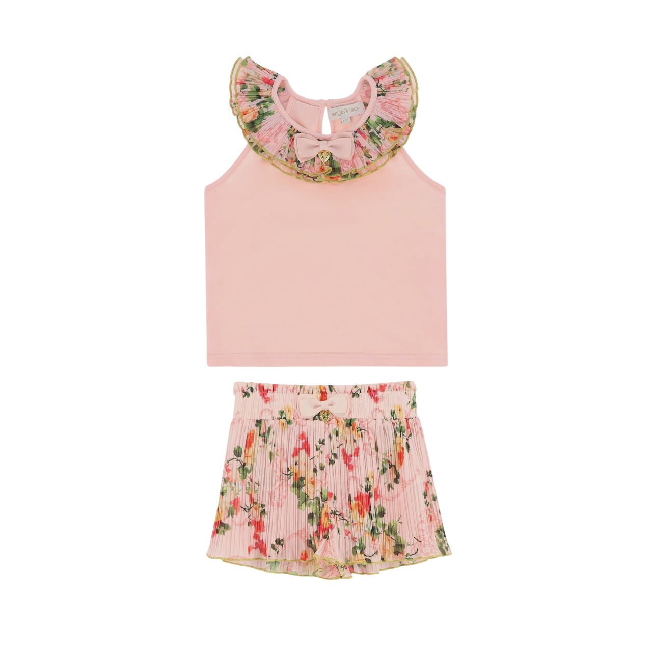 Angel’s Face Lucile Primrose Top & Shorts Set Pale Pink