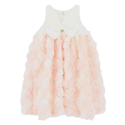 Angel's Face ReeRee 3D Roses Dress Snowdrop/Pink