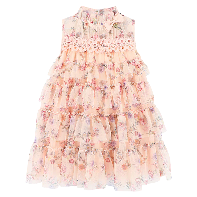Angel’s Face Alberta Trail Flower Dress Peach