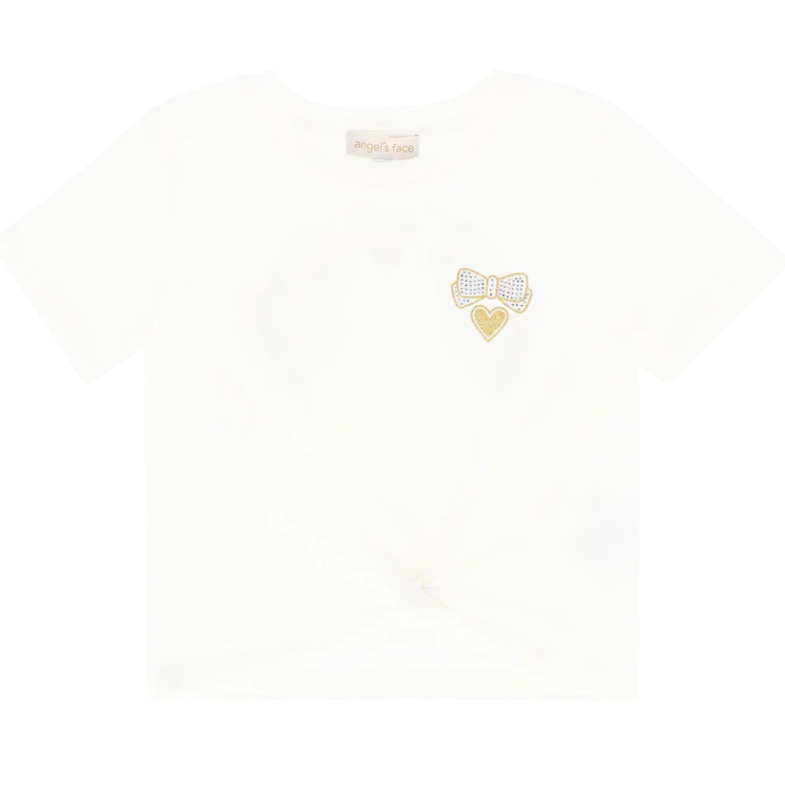 Angel’s Face Amelia Wings Printed Tee Snowdrop