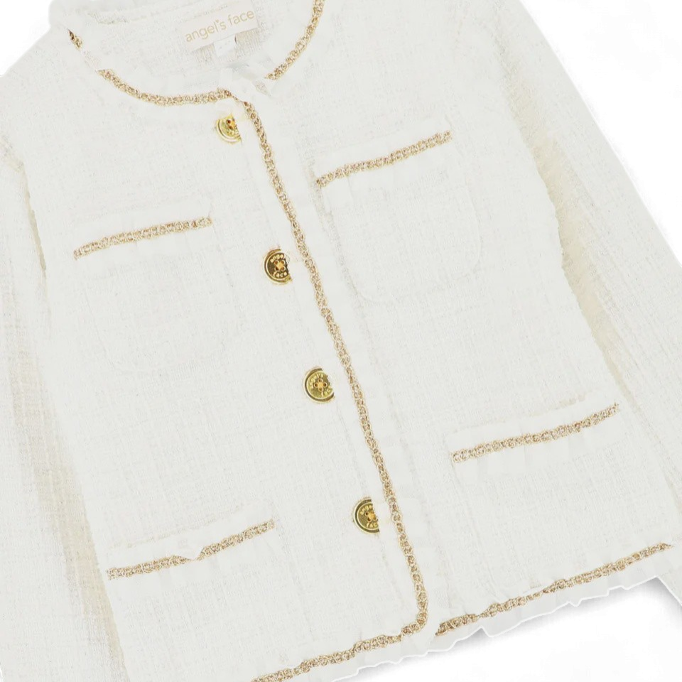 Angel’s Face Mary Tweed Jacket Snowdrop