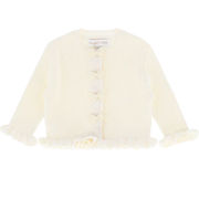 Angel's face Tyler Baby Ribbed Cardigan Vanilla