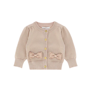 Angels Face Nikki Metallic Baby Cardigan Gold