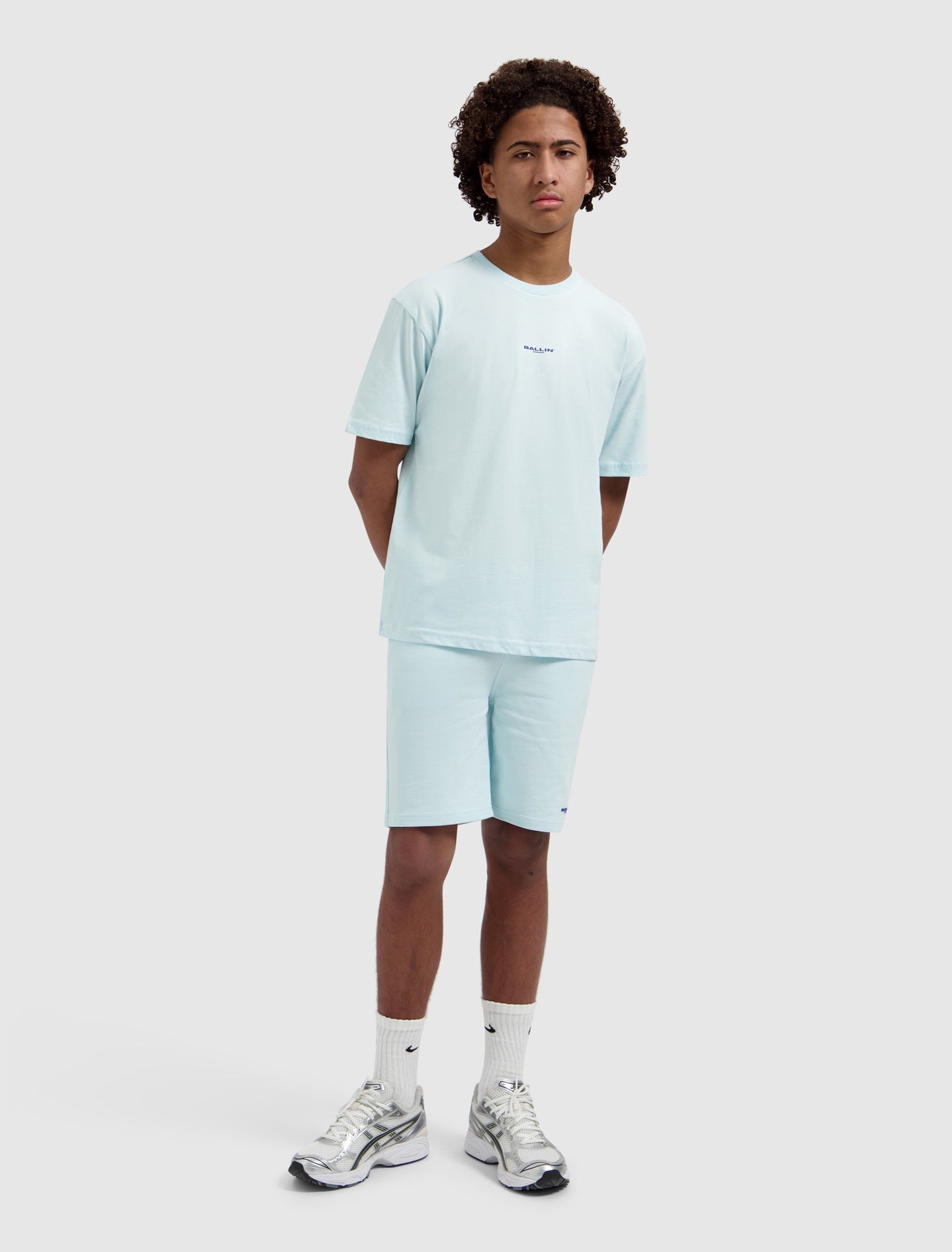Ballin Junior Original Logo Short licht blauw