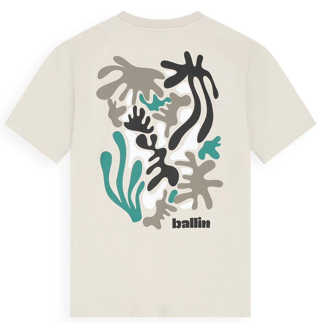 Ballin Junior Abstract Sea Creatures T-shirt taupe