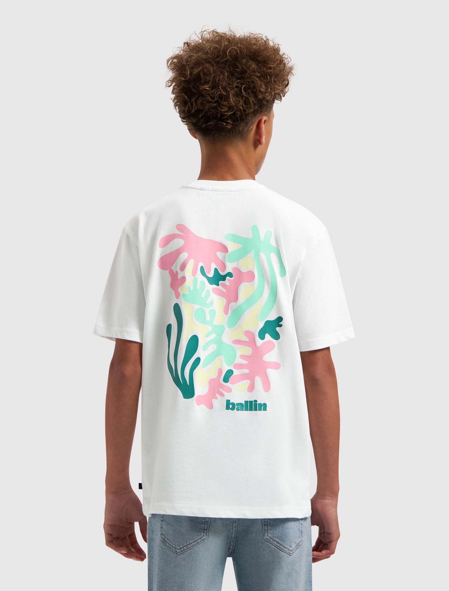 Ballin Junior Abstract Sea Creatures T-shirt wit
