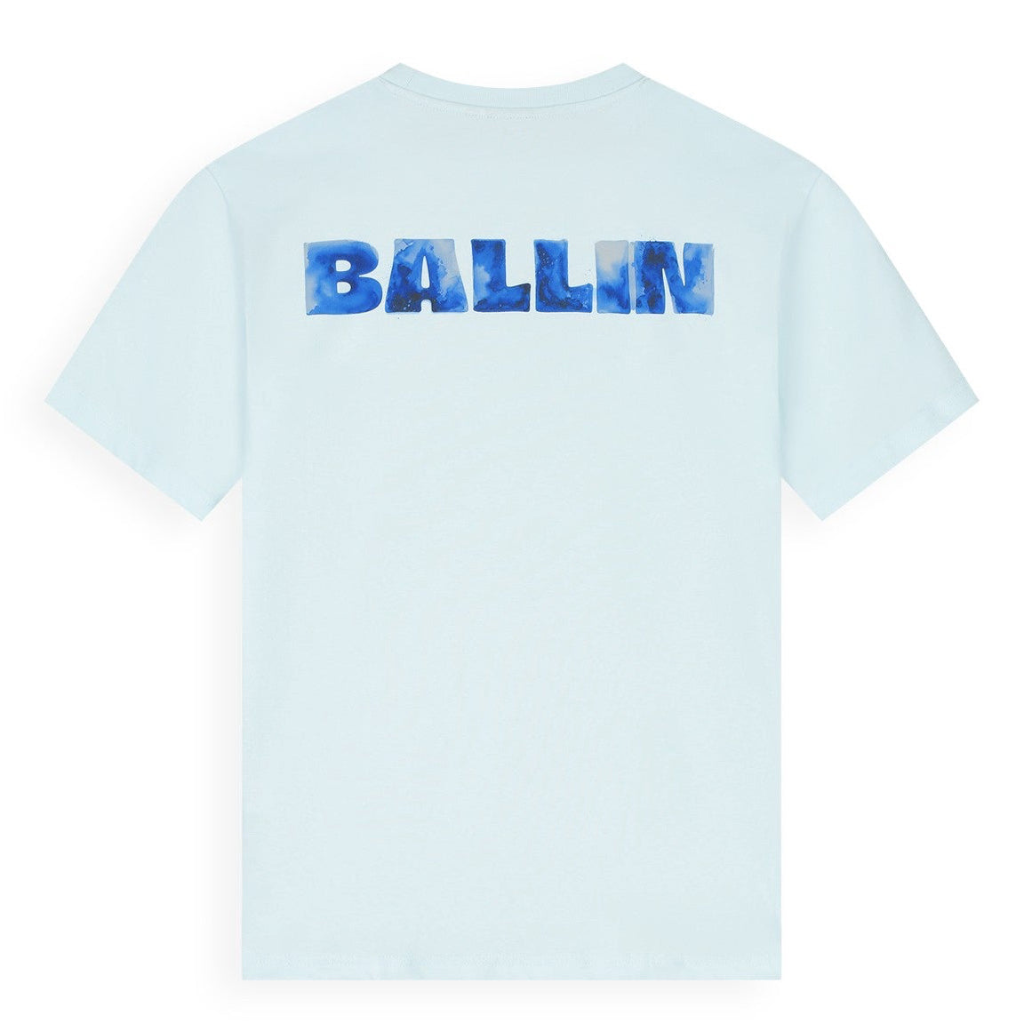 Ballin Junior Watercolor Logo T-shirt licht blauw