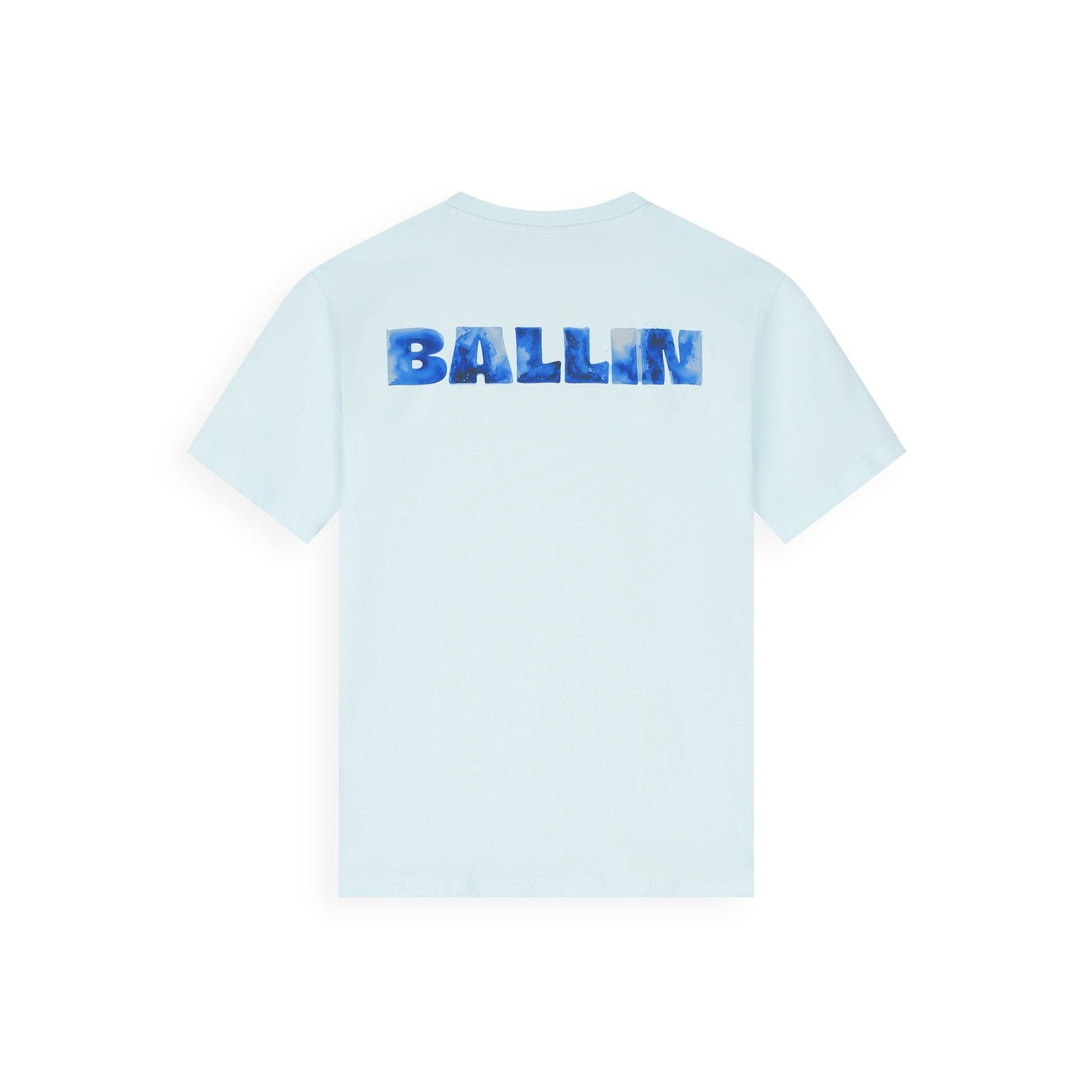 Ballin Junior Watercolor Logo T-shirt licht blauw