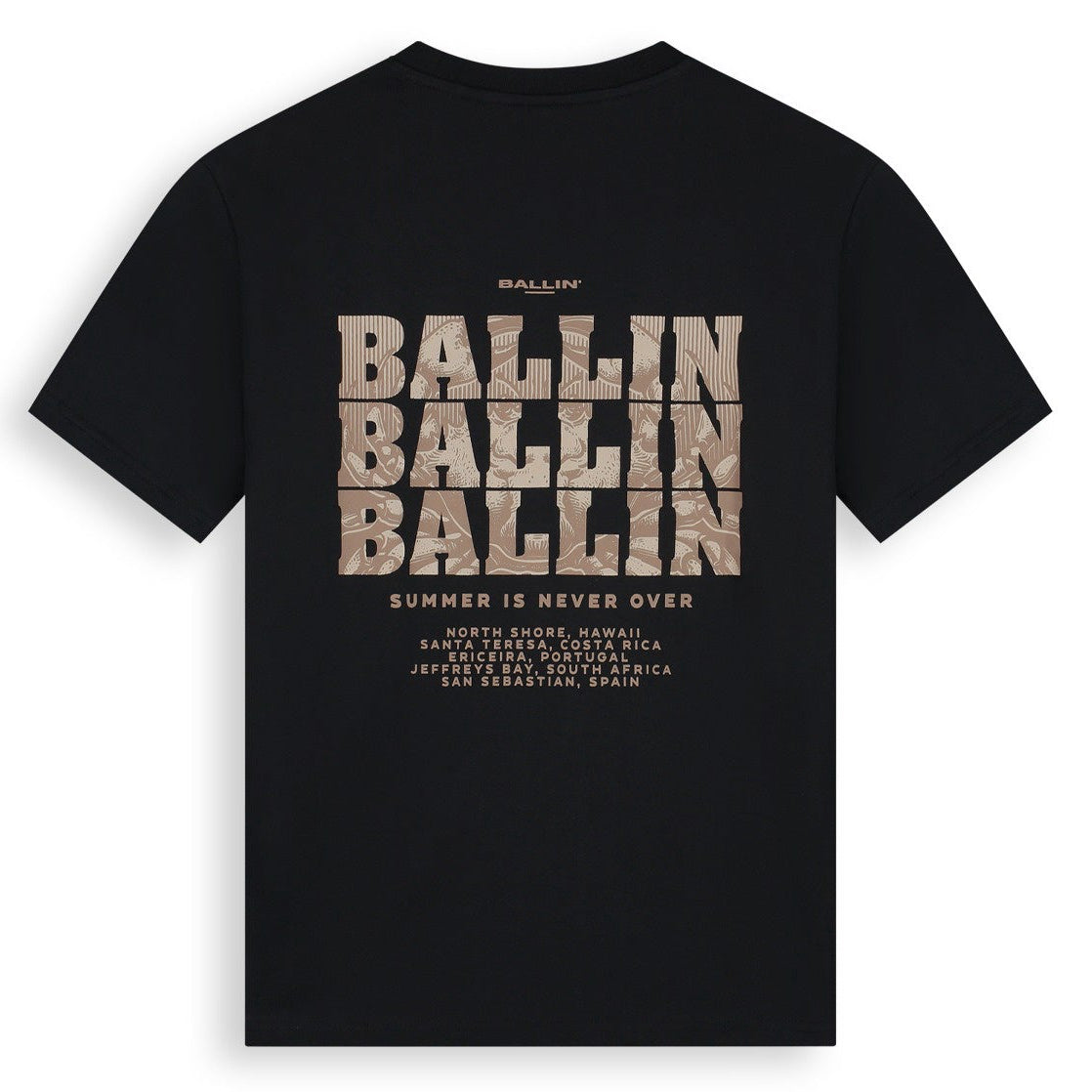 Ballin Junior Summer Is Never Over T-shirt zwart
