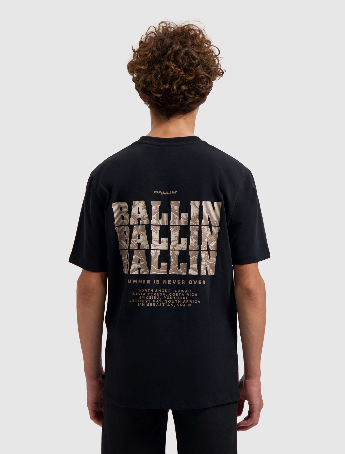 Ballin Junior Summer Is Never Over T-shirt zwart