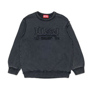 Diesel Cotton sweatshirt with embossed logo