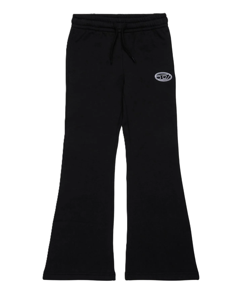 Diesel  Meisjes Flared Broek Pebirt Zwart