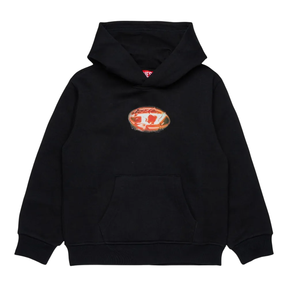Diesel Kids Hoodie met logoprint
