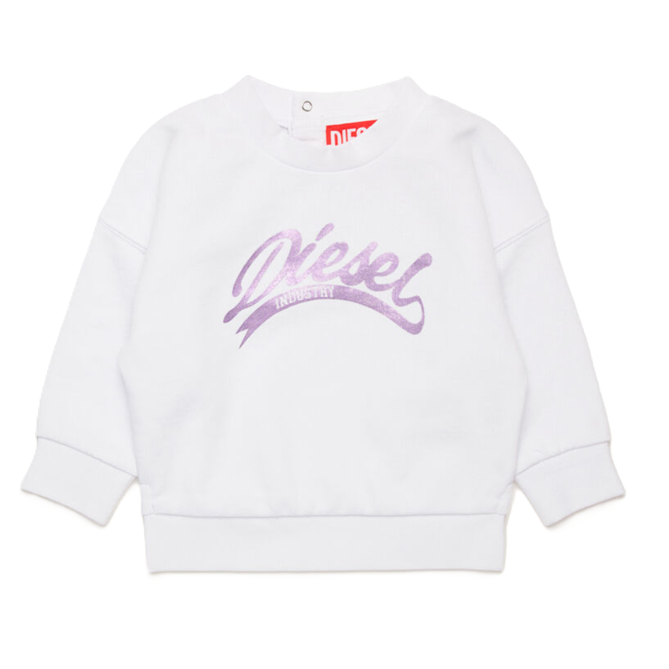 Diesel sweatshirt metallic logo