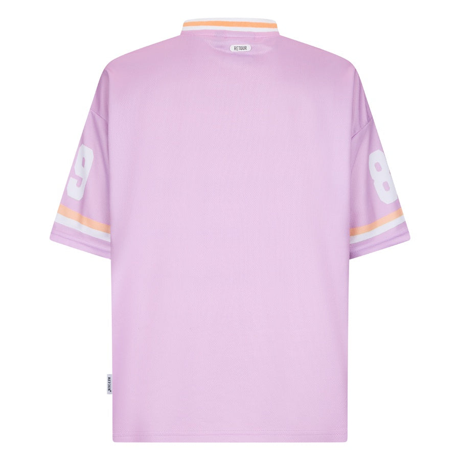 Retour meisjes tshirt Marseille paars