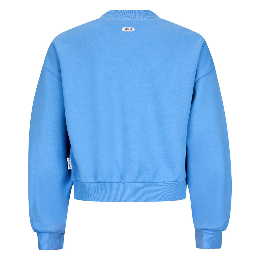 Retour meisjes vest Toulouse licht blauw